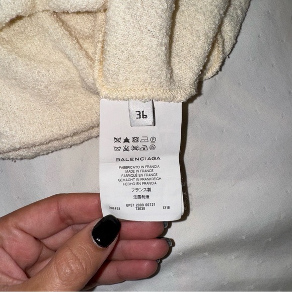 BALENCIAGA TERRYCLOTH DRESS SIZE 36 - Picture 5 of 7